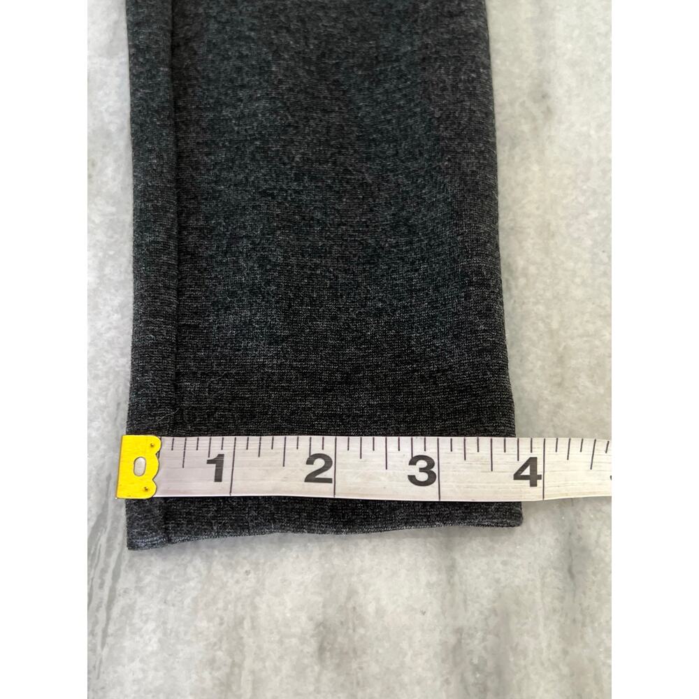 Runway Leggings WHBM Gray Stretch Knit Size 4 Short Ankle Casual Athleisure - Picture 9 of 9